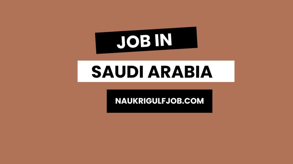 Jobs in Saudi Arabia